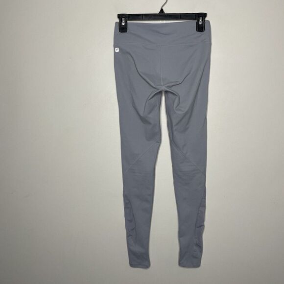 FABLETICS Leggings Womens XS Solid Gray Mesh-Detail Athletic Full-Length - Picture 4 of 6
